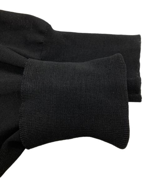 ssstein（シュタイン）ssstein (シュタイン) WOOL SILK KNIT SKIPPER LS/ウールシルクニットスキッパー ブラック サイズ:Mの古着・服飾アイテム