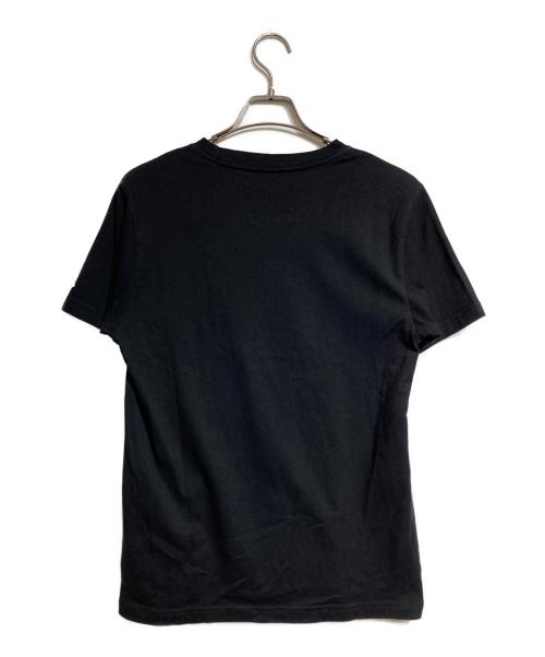 Yohji Yamamoto pour homme（ヨウジヤマモト プールオム）Yohji Yamamoto pour homme (ヨウジヤマモト プールオム) New Era (ニューエラ) シグネチャーロゴTシャツ/Signature Logo T-Shirt ブラック サイズ:2の古着・服飾アイテム