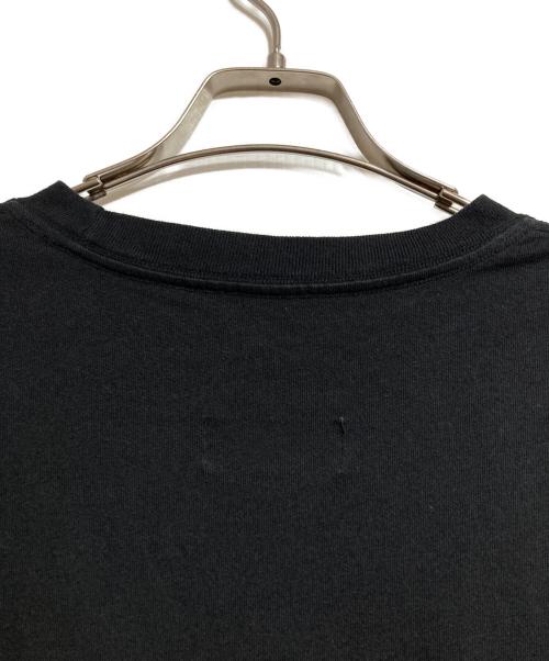 Yohji Yamamoto pour homme（ヨウジヤマモト プールオム）Yohji Yamamoto pour homme (ヨウジヤマモト プールオム) New Era (ニューエラ) シグネチャーロゴTシャツ/Signature Logo T-Shirt ブラック サイズ:2の古着・服飾アイテム