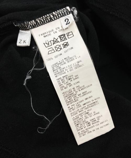 Yohji Yamamoto pour homme（ヨウジヤマモト プールオム）Yohji Yamamoto pour homme (ヨウジヤマモト プールオム) New Era (ニューエラ) シグネチャーロゴTシャツ/Signature Logo T-Shirt ブラック サイズ:2の古着・服飾アイテム