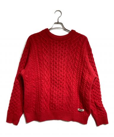 中古・古着通販】NKNIT (エヌニット) ハートケーブルクルーネック