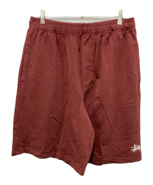 stussy（ステューシー）stussy (ステューシー) JERSEY SHORT レッド サイズ:XLの古着・服飾アイテム