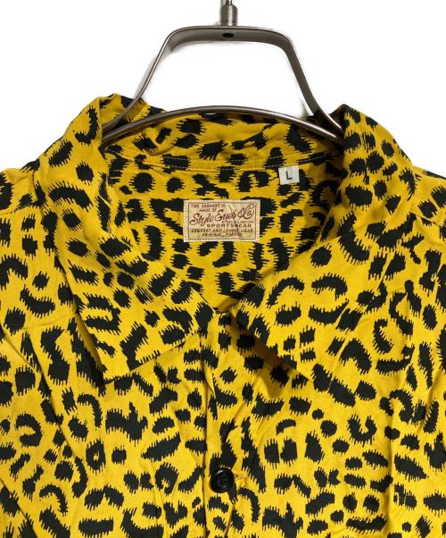 STYLE EYES（スタイルアイズ）STYLE EYES (スタイルアイズ) アニマル半袖シャツ/Animal short-sleeve shirt イエロー サイズ:Lの古着・服飾アイテム