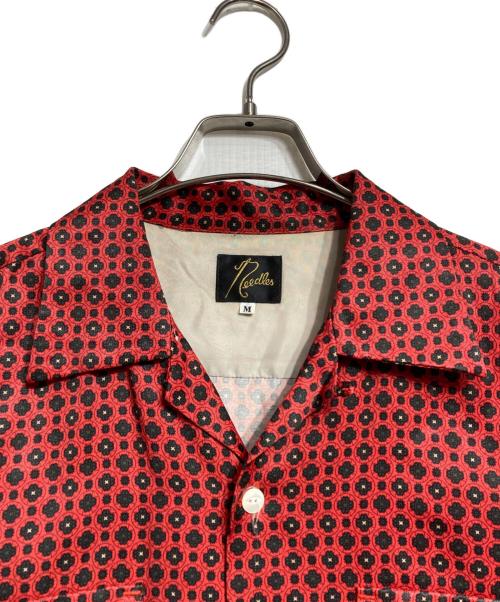 Needles（ニードルズ）Needles (ニードルズ) Cut-Off Bottom Classic Shirt/カットオフボトムクラシックシャツ レッド サイズ:Mの古着・服飾アイテム