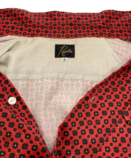 Needles（ニードルズ）Needles (ニードルズ) Cut-Off Bottom Classic Shirt/カットオフボトムクラシックシャツ レッド サイズ:Mの古着・服飾アイテム