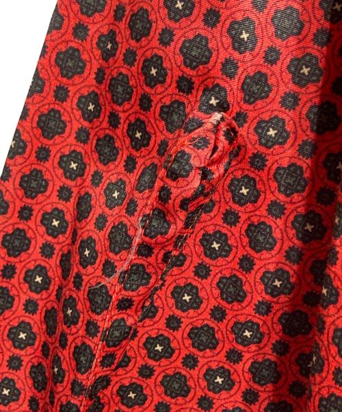 Needles（ニードルズ）Needles (ニードルズ) Cut-Off Bottom Classic Shirt/カットオフボトムクラシックシャツ レッド サイズ:Mの古着・服飾アイテム