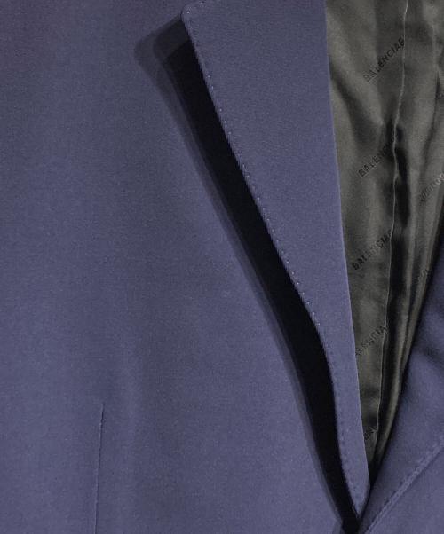 BALENCIAGA（バレンシアガ）BALENCIAGA (バレンシアガ) Oversize Tailored Blazer/オーバーサイズ・テーラード・ブレザー  ネイビー サイズ:XSの古着・服飾アイテム