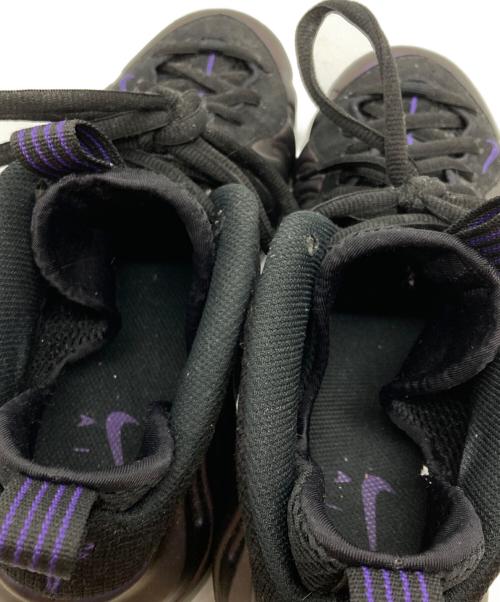 NIKE（ナイキ）NIKE (ナイキ) AIR FOAMPOSITE ONE BLACK/VARSITY PURPLE-BLACK/エア フォームポジット ワン ブラック/バーシティ パープル-ブラック パープル サイズ:28cmの古着・服飾アイテム
