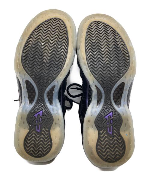 NIKE（ナイキ）NIKE (ナイキ) AIR FOAMPOSITE ONE BLACK/VARSITY PURPLE-BLACK/エア フォームポジット ワン ブラック/バーシティ パープル-ブラック パープル サイズ:28cmの古着・服飾アイテム