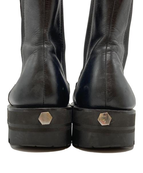 OUAT（オーユーエーティー）OUAT (オーユーエーティー) SPACE BOOTS/スペースブーツ ブラック サイズ:39の古着・服飾アイテム