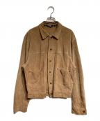 POLO RALPH LAURENポロ・ラルフローレン）の古着「スウェードトラッカージャケット/Suede Trucker Jacket」｜ブラウン