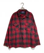 PENDLETONペンドルトン）の古着「60'sオンブレチェックボードシャツ/Ombre Check Board Shirt」｜レッド