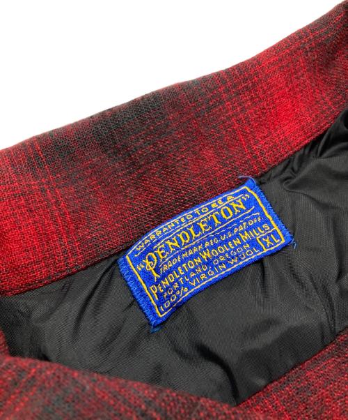 PENDLETON（ペンドルトン）PENDLETON (ペンドルトン) 60'sオンブレチェックボードシャツ/Ombre Check Board Shirt レッド サイズ:ＸＬの古着・服飾アイテム