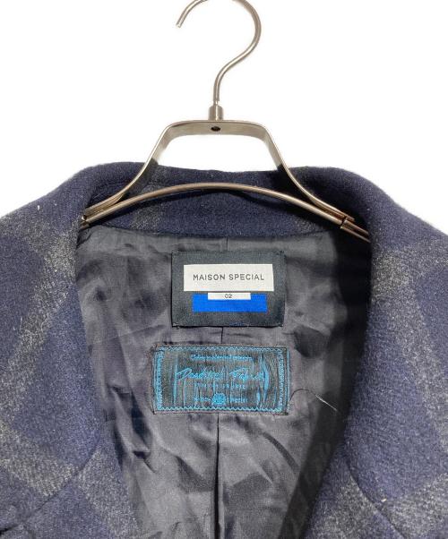 MAISON SPECIAL（メゾンスペシャル）MAISON SPECIAL (メゾンスペシャル) Prime-Over Ulster Coat/プライムオーバー・アルスターコート ネイビー サイズ:02の古着・服飾アイテム