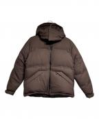 MAMMUTマムート）の古着「PUFF HOOD DOWN JACKET/パフ・フード・ダウン・ジャケット」｜ブラウン