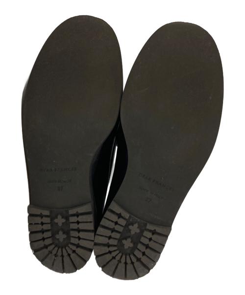 DEAR FRANCES（ディアフランセス）DEAR FRANCES (ディアフランセス) コインローファー/Coin Loafers ブラック サイズ: 23.5cmの古着・服飾アイテム