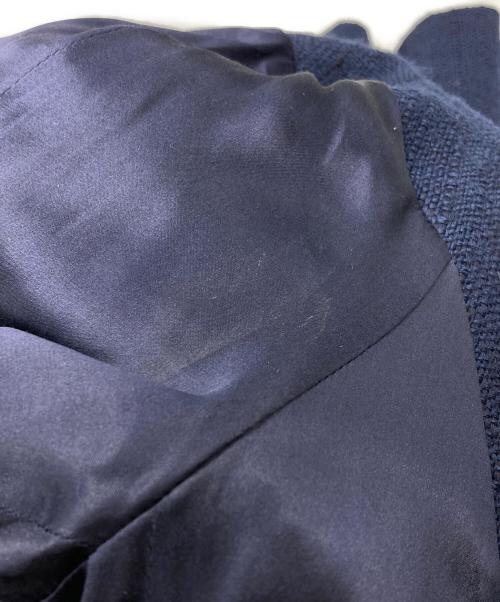 Christian Dior（クリスチャン ディオール）Christian Dior (クリスチャン ディオール) ペプラムツイードジャケット/Peplum Tweed Jacket ネイビー サイズ:38の古着・服飾アイテム