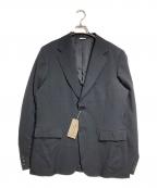 COMME des GARCONS HOMME PLUSコムデギャルソンオムプリュス）の古着「Wool Gavardine 2B Jacket/ウールギャバジンジャケット」｜ブラック