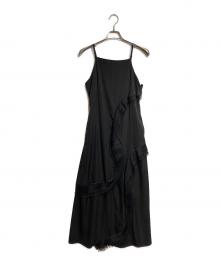 UN3D.（アンスリード）の古着「ウェーブメッシュキャミワンピース/Wavy mesh cami dress」｜ブラック
