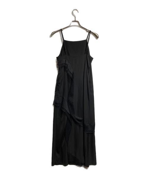 UN3D.（アンスリード）UN3D. (アンスリード) ウェーブメッシュキャミワンピース/Wavy mesh cami dress ブラック サイズ:38の古着・服飾アイテム