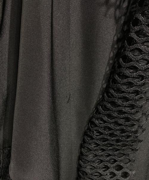 UN3D.（アンスリード）UN3D. (アンスリード) ウェーブメッシュキャミワンピース/Wavy mesh cami dress ブラック サイズ:38の古着・服飾アイテム