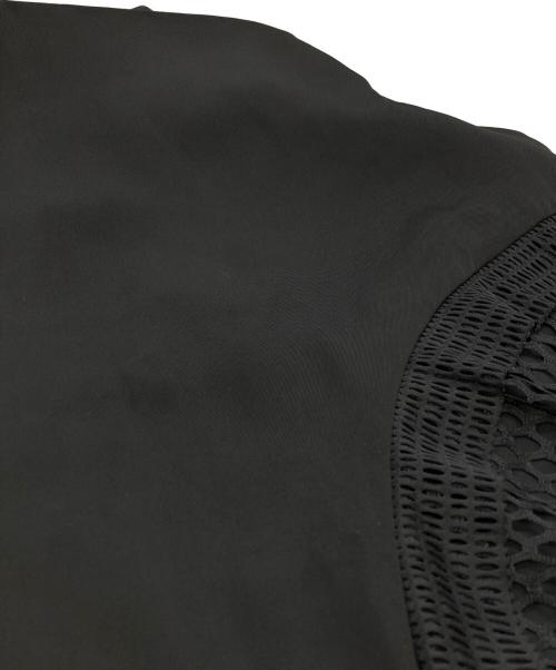 UN3D.（アンスリード）UN3D. (アンスリード) ウェーブメッシュキャミワンピース/Wavy mesh cami dress ブラック サイズ:38の古着・服飾アイテム