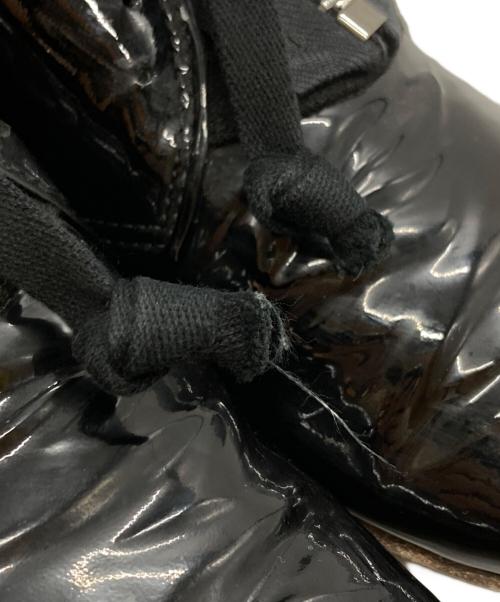 UNDERCOVER（アンダーカバー）UNDERCOVER (アンダーカバー) エナメルレザー センターZIP シューズ/ Patent leather ブラック サイズ:Lの古着・服飾アイテム