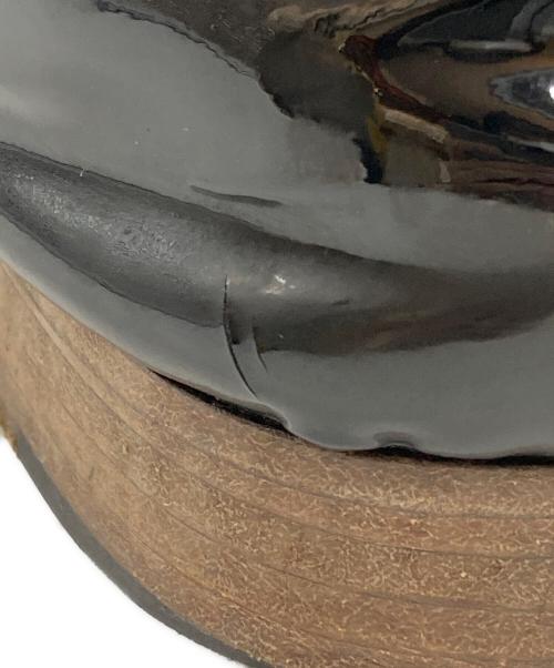 UNDERCOVER（アンダーカバー）UNDERCOVER (アンダーカバー) エナメルレザー センターZIP シューズ/ Patent leather ブラック サイズ:Lの古着・服飾アイテム