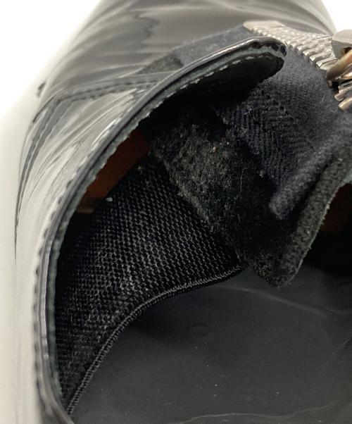 UNDERCOVER（アンダーカバー）UNDERCOVER (アンダーカバー) エナメルレザー センターZIP シューズ/ Patent leather ブラック サイズ:Lの古着・服飾アイテム