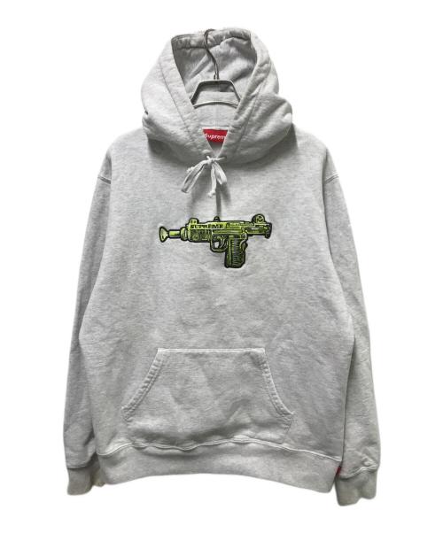 SUPREME（シュプリーム）Supreme (シュプリーム) Toy Uzi Hooded Sweatshirt グレー サイズ:Mの古着・服飾アイテム