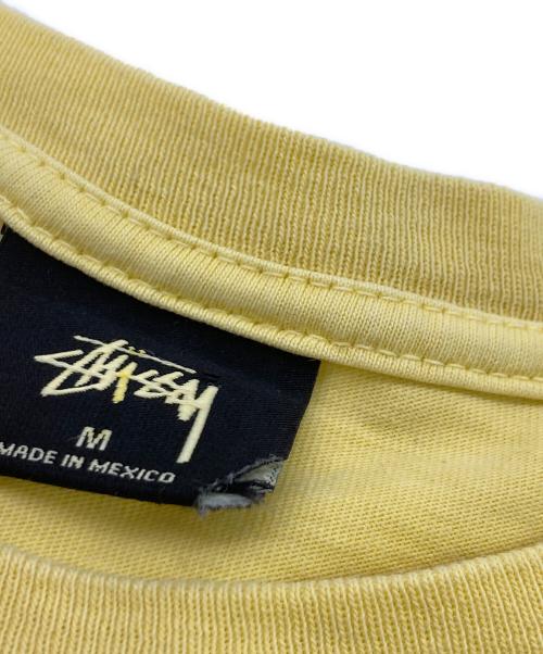 stussy（ステューシー）stussy (ステューシー) プリントTシャツ イエロー サイズ:Mの古着・服飾アイテム