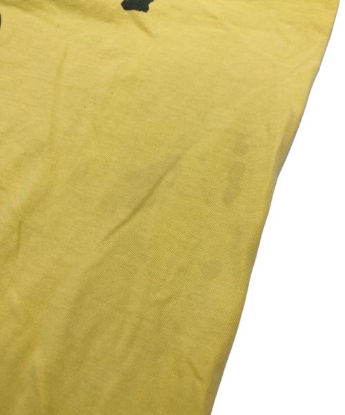 stussy（ステューシー）stussy (ステューシー) プリントTシャツ イエロー サイズ:Mの古着・服飾アイテム