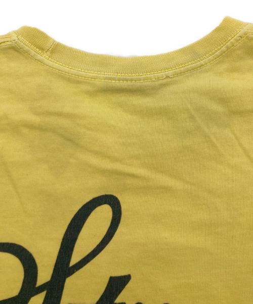 stussy（ステューシー）stussy (ステューシー) プリントTシャツ イエロー サイズ:Mの古着・服飾アイテム