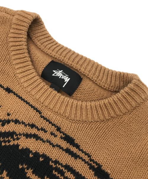 stussy（ステューシー）stussy (ステューシー) venus sweater ブラウン サイズ:Sの古着・服飾アイテム