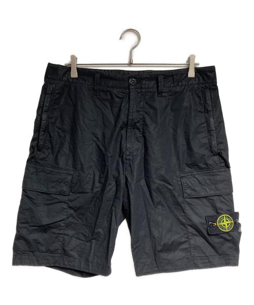 STONE ISLAND（ストーンアイランド）STONE ISLAND (ストーンアイランド) BERMUDA PANTS/バミューダパンツ ブラック サイズ: W32の古着・服飾アイテム