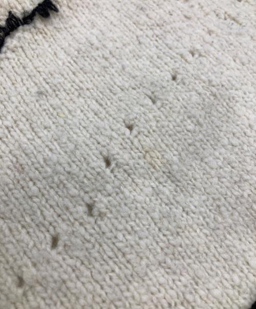 YOKE（ヨーク）YOKE (ヨーク) CONTINUOUS LINE EMBROIDERY SWEATE/コンティニュアスラインエンブロイダリースウェット ホワイト サイズ:２の古着・服飾アイテム