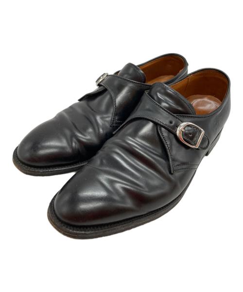 Alden（オールデン）Alden (オールデン) シングルモンクストラップシューズ/Single Monk Strap Shoes ブラック サイズ:8(ヒールB/Dウィズ)の古着・服飾アイテム