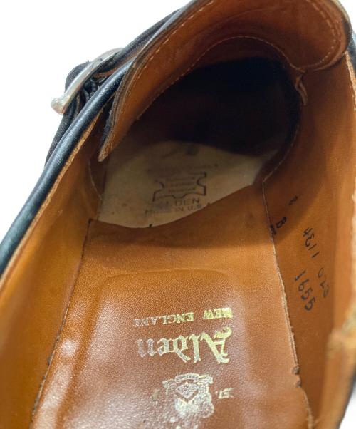 Alden（オールデン）Alden (オールデン) シングルモンクストラップシューズ/Single Monk Strap Shoes ブラック サイズ:8(ヒールB/Dウィズ)の古着・服飾アイテム