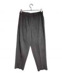 HOMME PLISSE ISSEY MIYAKE（オム プリッセ イッセイ ミヤケ）の古着「WOOL LIKE LIGHT PANTS/ウールライクライトパンツ」｜グレー