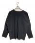 HOMME PLISSE ISSEY MIYAKE (オム プリッセ イッセイ ミヤケ) Vネックプリーツカーディガン/Pleated Cardigan ブラック サイズ:2：35000円
