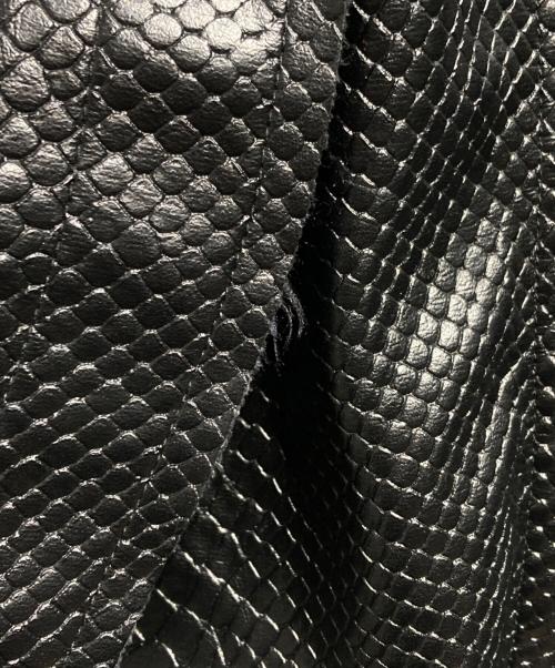 COMME des GARCONS（コムデギャルソン）COMME des GARCONS (コムデギャルソン) フェイクレザドローストリング スカート/Faux Leather Drawstring Skirt ブラック サイズ:Sの古着・服飾アイテム