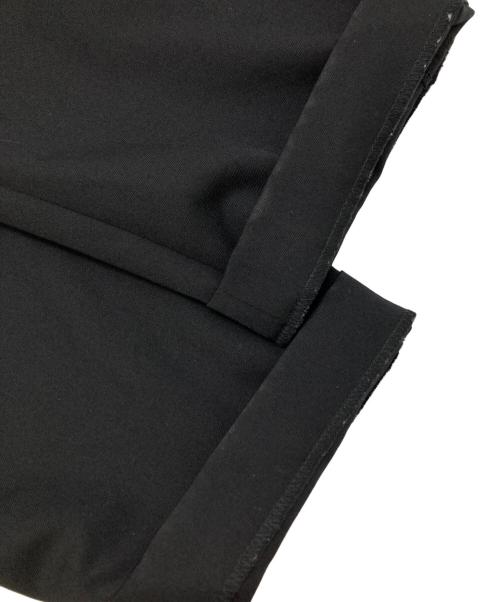 ROBE DE CHAMBRE COMME DES GARCONS（ローブドシャンブル コムデギャルソン）ROBE DE CHAMBRE COMME DES GARCONS (ローブドシャンブル コムデギャルソン) ウールギャバスカートレイヤードパンツ/Wool Gabardine Layered Pants ブラック サイズ:Lの古着・服飾アイテム