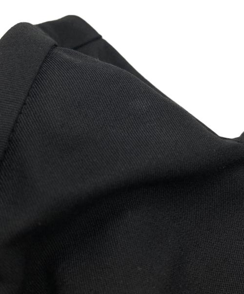 ROBE DE CHAMBRE COMME DES GARCONS（ローブドシャンブル コムデギャルソン）ROBE DE CHAMBRE COMME DES GARCONS (ローブドシャンブル コムデギャルソン) ウールギャバスカートレイヤードパンツ/Wool Gabardine Layered Pants ブラック サイズ:Lの古着・服飾アイテム