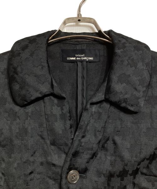 tricot COMME des GARCONS（トリココムデギャルソン）tricot COMME des GARCONS (トリココムデギャルソン) ポリエステルジャガードジャケット/Polyester Jacquard Jacket ブラック サイズ:-の古着・服飾アイテム