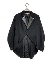 COMME des GARCONS NOIR（コムデギャルソン ノワール）の古着「ビニールカラータキシードジャケット」｜ブラック