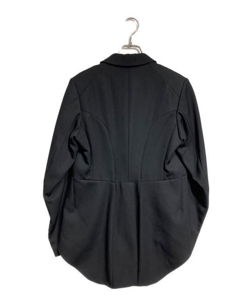 COMME des GARCONS NOIR（コムデギャルソン ノワール）COMME des GARCONS NOIR (コムデギャルソン ノワール) ビニールカラータキシードジャケット ブラック サイズ:Lの古着・服飾アイテム