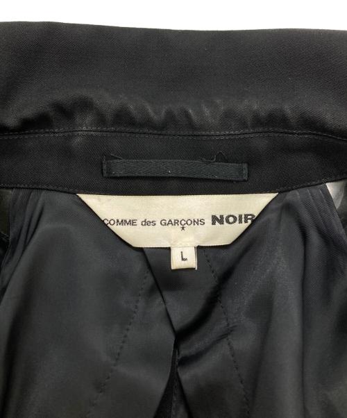 COMME des GARCONS NOIR（コムデギャルソン ノワール）COMME des GARCONS NOIR (コムデギャルソン ノワール) ビニールカラータキシードジャケット ブラック サイズ:Lの古着・服飾アイテム