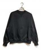 DAIWA PIER39ダイワ ピア39）の古着「TECH SWEAT CREW FREEDOM SLEEVE」｜ブラック
