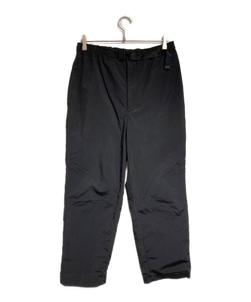everyone（エブリワン）everyone (エブリワン) NYLON BELTED EASYPANTS/ナイロンベルテッドイージーパンツ ブラック サイズ:Mの古着・服飾アイテム