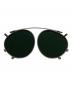 10 eyevan (テン アイヴァン) クリップオンサングラス/clip on sunglasses ブラック：20000円
